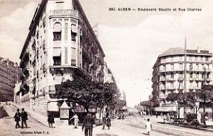 Alger - Boulevard Baudin et Rue Charras